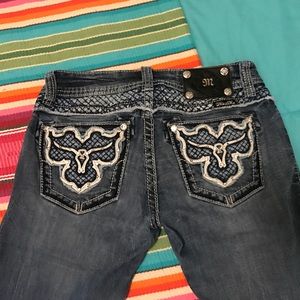 steer head miss me jeans